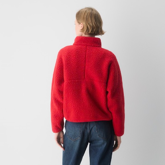 Aritzia Polartec Thermal Pro 1/2 Zip Hi-hip Sweater Size XL, Flashing Red - Picture 11 of 16